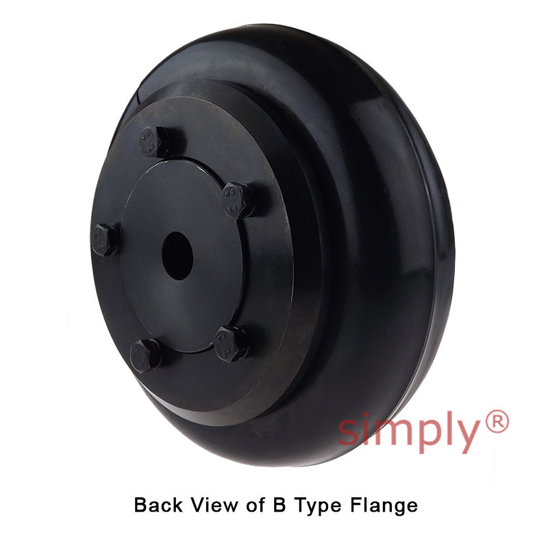Major Brand F60B/F60B Pilot Bored Tyre Drive Coupling Assembly with Natural Rubber Tyre