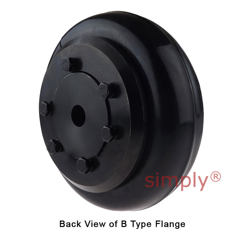 Major Brand F120B/F120B Pilot Bored Tyre Drive Coupling Assembly with Natural Rubber Tyre