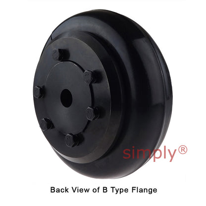 Major Brand F80B/F80B Pilot Bored Tyre Drive Coupling Assembly with Natural Rubber Tyre