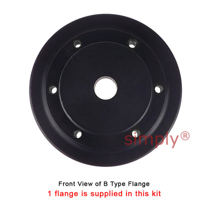 Major Brand F100H/F100B Outer Facing Taper Bore/Pilot Bored Tyre Drive Coupling Assembly with Natural Rubber Tyre