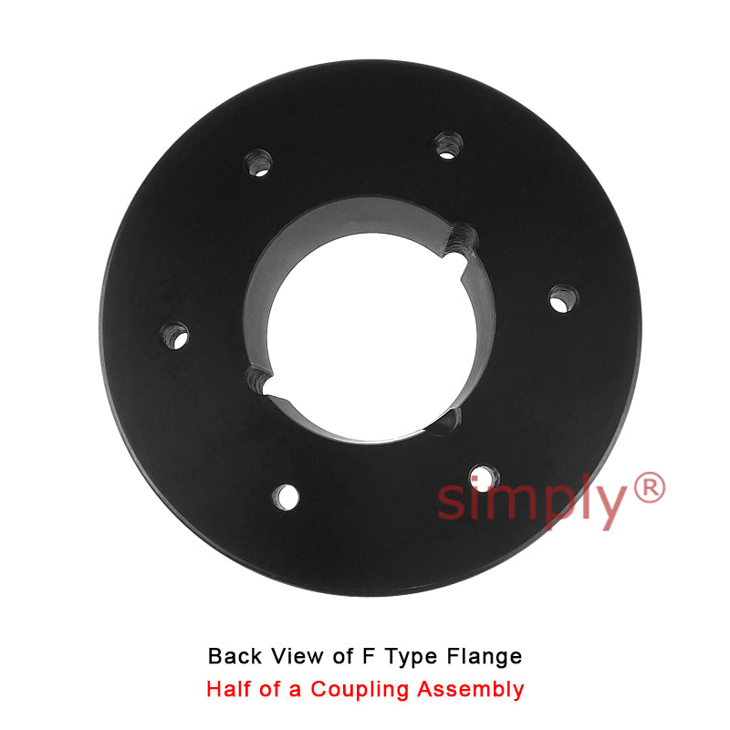 Major Brand F90F-MB Drive Coupling Inner Tapered Locking Bush Type Max Bush Bore 60mm / 2-1/2 inch