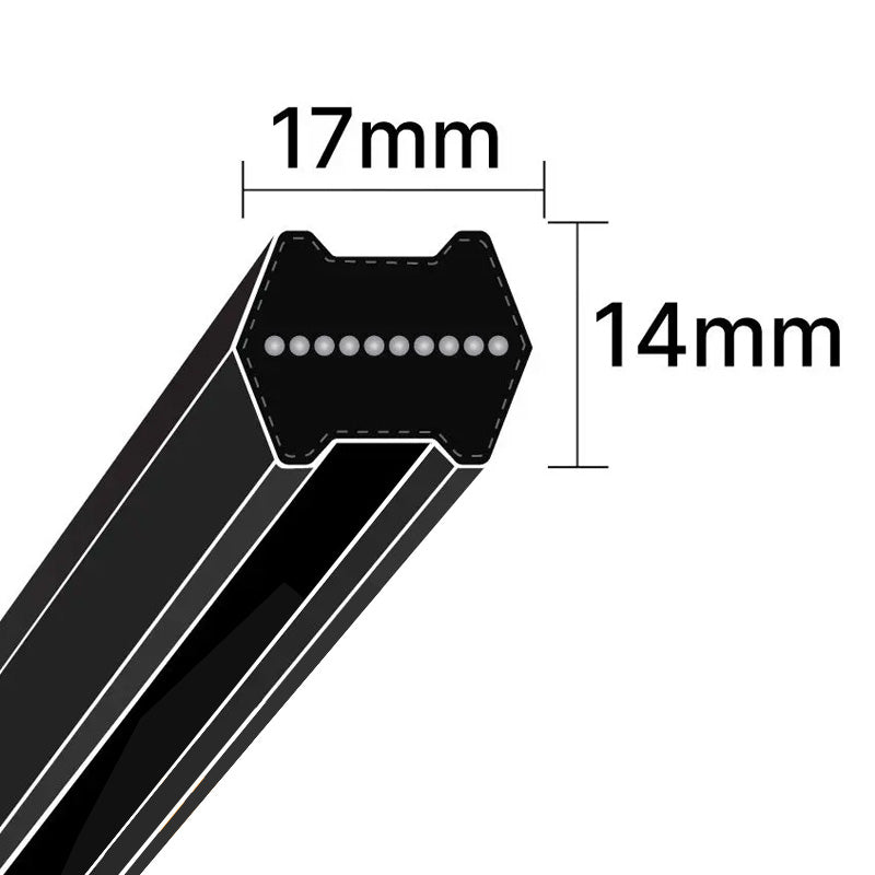 Major Brand BB111 Hexagon Section Double Sided V-Belt