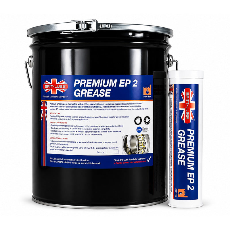 Brit-Lube Premium EP 2 High Load General Purpose Grease 3kg - Allow 2-3 Days