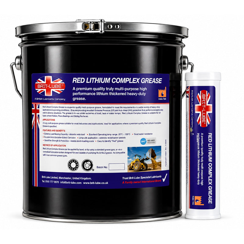 Brit-Lube Indu-Tek Red Lithium Complex 400g