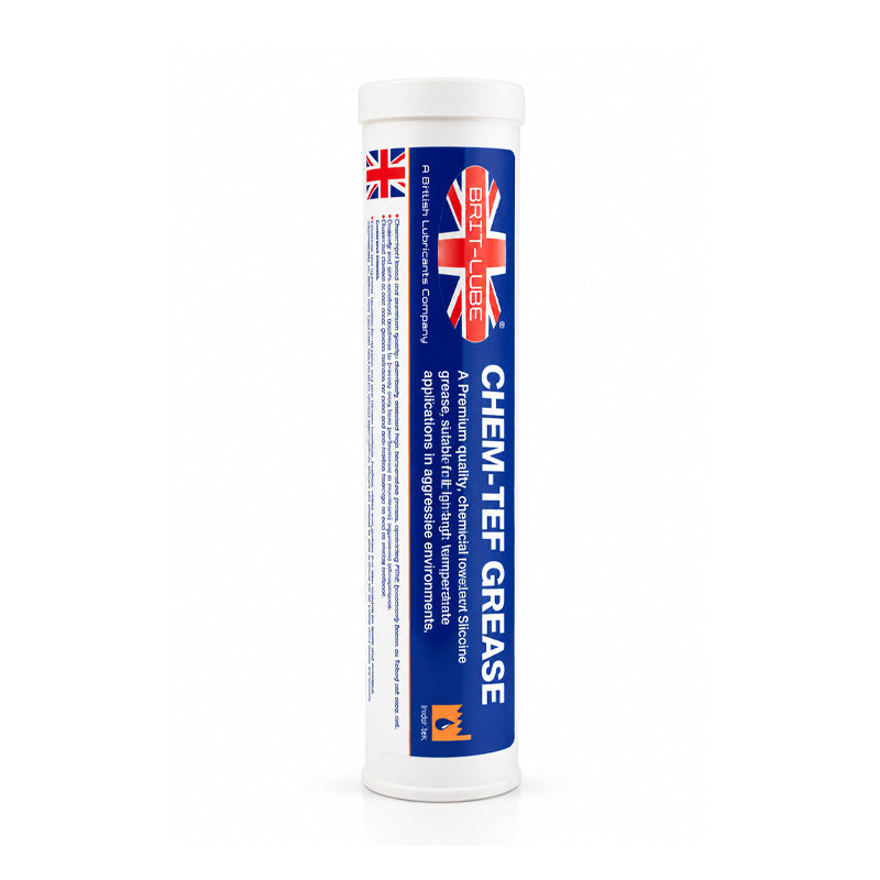 Brit-Lube Chem-Tef Premium Quality Chemically Resistant High Temperature Grease 185kg - Allow 2-3 Days