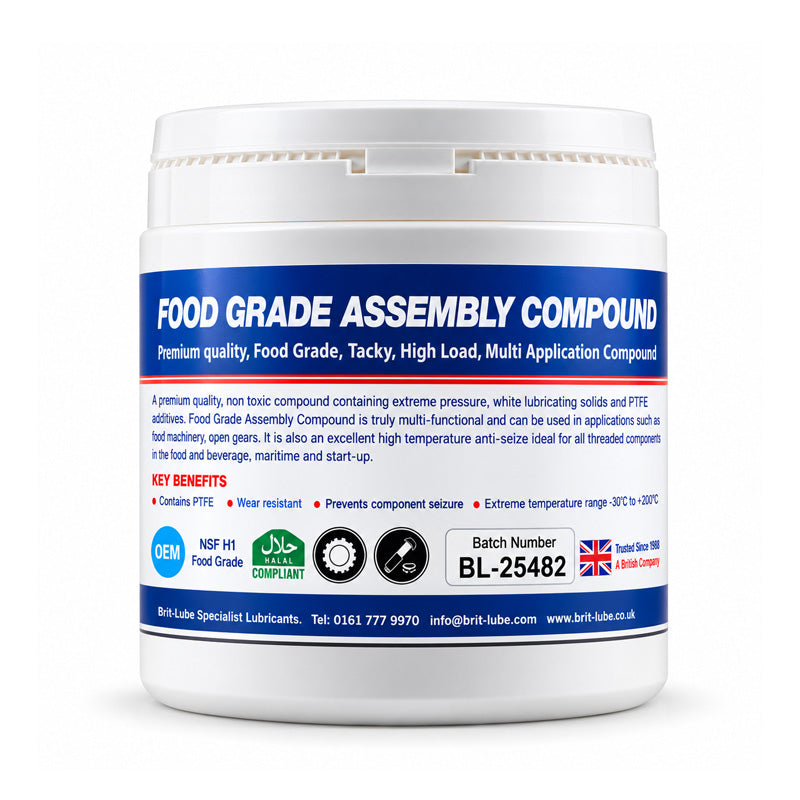 Brit-Lube Food-Tek Multi-Tak Compound 500g - Allow 2-3 Days