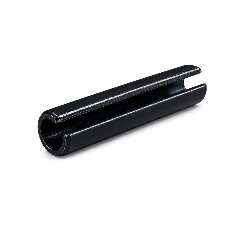 Imperial Slotted Carbon Spring Steel DIN1481 Spring Roll Pin with Black Oxide Finish 1/8x13/16 inch - Allow 2-3 Days