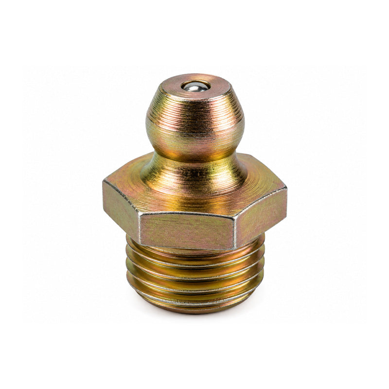 1/4x19 BSPF Hardened Mild Steel Zinc Plated Straight Hydraulic Grease Nipples - Pack of 500