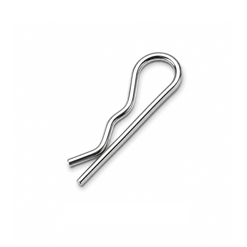 2.8x41mm Bright Zinc Plated Spring Grip Clip