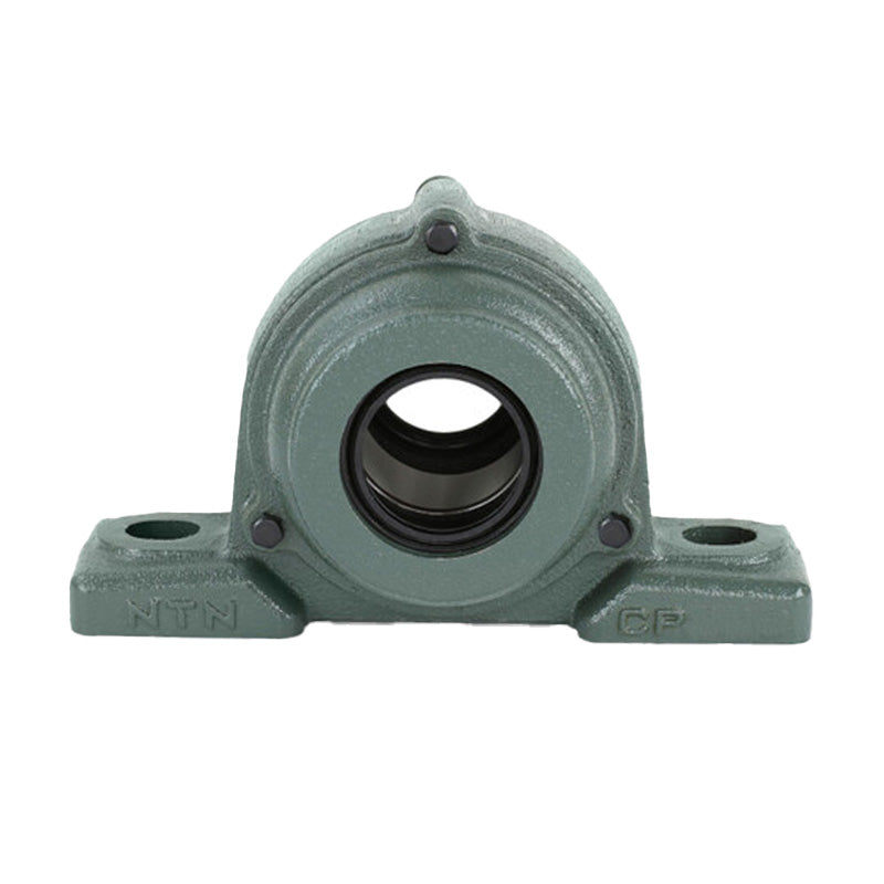 NTN C-UKPX07D1/H2307X Metric Cast Iron Two Bolt Pillow / Plummer Block Housing with Cast Iron Cover - Open Version - Insert and Adaptor Sleeve Fits 30mm Shaft - Allow 2-3 Days