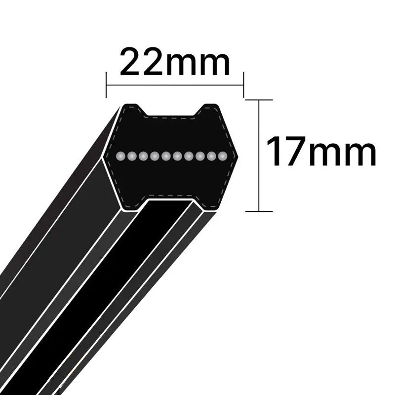 CC85 Pix Hexagon Section Double Sided V-Belt