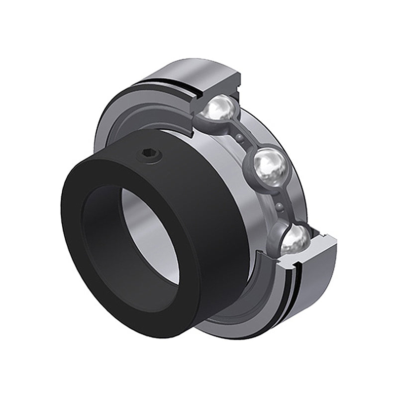 SNR CES205-16 Imperial Flatback Grooved Parallel Outer Bearing Insert 1 inch Bore 52mm Outside Diameter with Eccentric Collar
