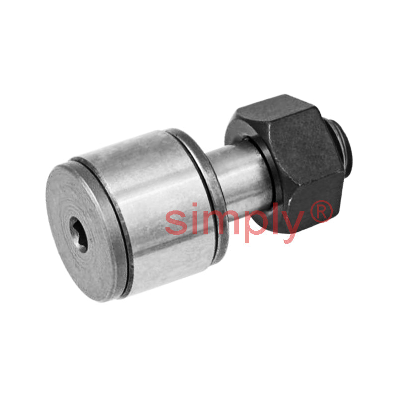 Budget CFS2.5V Full Complement Miniature Type Cam Follower with Cylindrical Outer and Hex Head 5x3x2.5mm M2.5x0.45 Thread