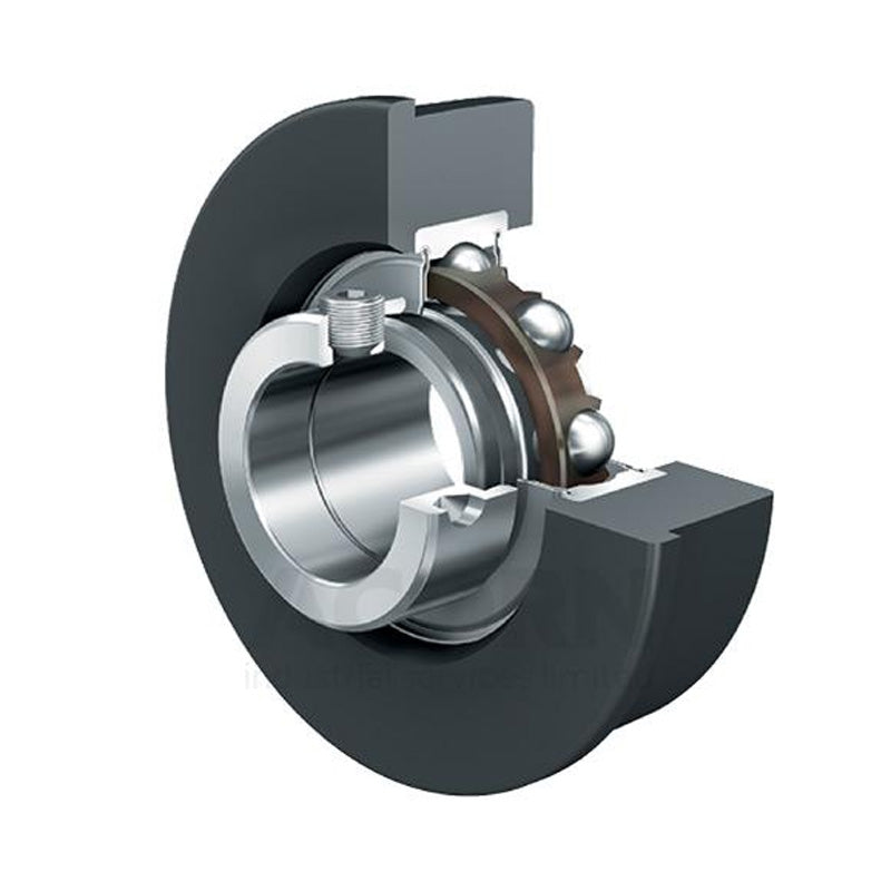 INA CRB20/76XL Metric Bearing Insert with Rubber Interliner and P Seals and Eccentric Collar 20x77.5x36mm