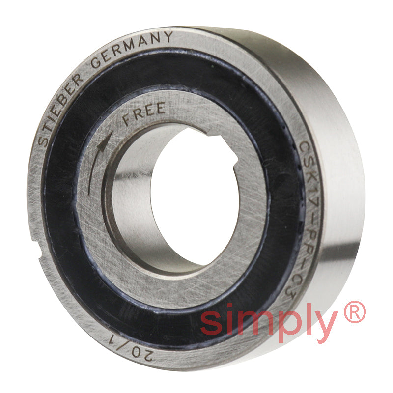 Stieber CSK17PP 17mm Sprag Clutch One Way Bearing with Internal and External Keyways 17x40x12mm