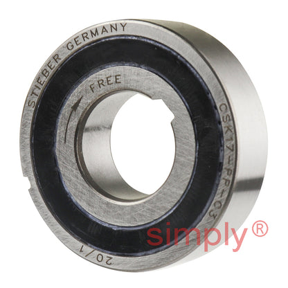 Stieber CSK17PP 17mm Sprag Clutch One Way Bearing with Internal and External Keyways 17x40x12mm