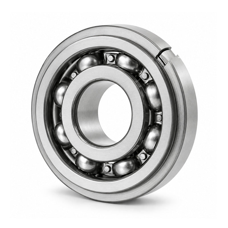 Budget 6206NR Open Type Deep Groove Ball Bearing with Snap Ring 30x62x16mm