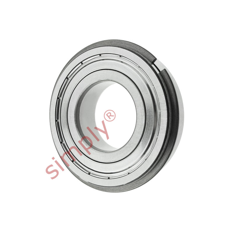NSK 6001ZZNR Metal Shielded Deep Groove Ball Bearing With Snap Ring 12x28x8mm