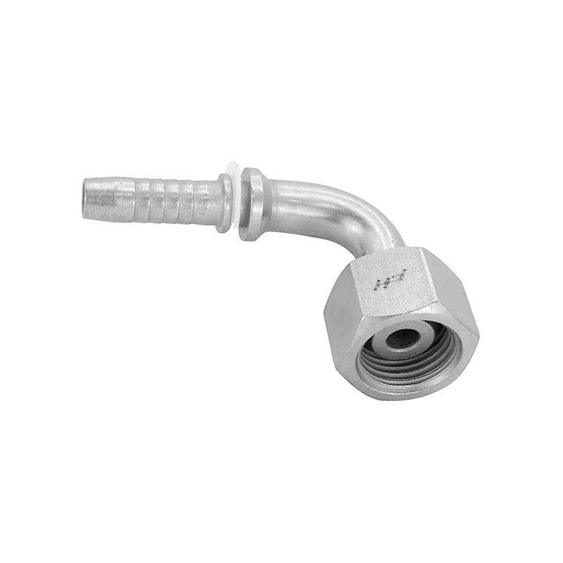FLEXEQUIP/VOSS 3/8 inch BSP Female Two Piece Hose Fitting with 90 Degree Angle and 22mm Slip Nut - Allow 2-3 Days