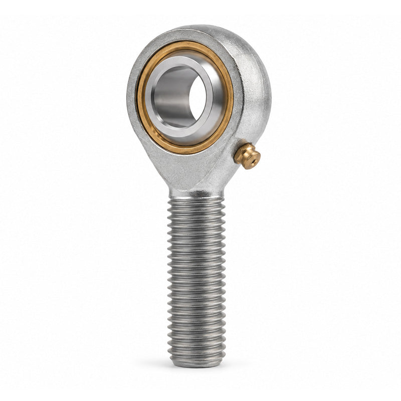 Durbal DPOSL08 Maintenance Required Left Hand Metric Steel Male Rod End M8 Thread