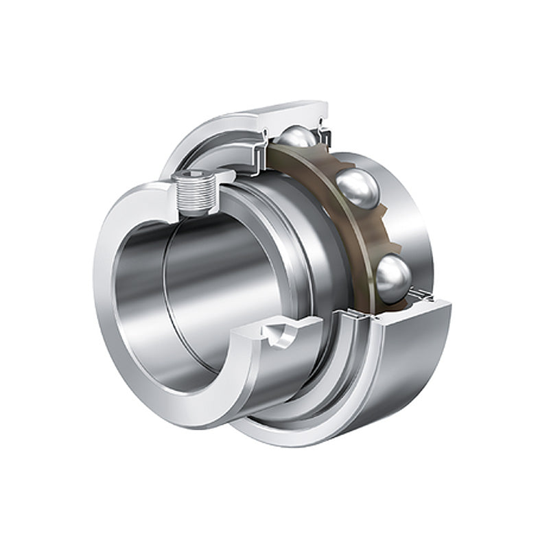 INA E30XLKLL Metric Parallel Outer Bearing Insert with L Seals and Eccentric Collar 30x62x48.5mm