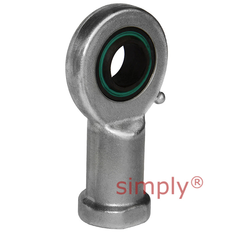 Fluro EI452RS Right Hand Zinc Plated Steel Female Plain Rod End M42x3 Thread