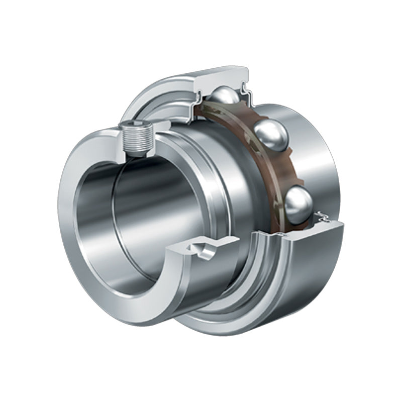 INA E40XLKRR Metric Parallel Outer Bearing Insert with R Seals and Eccentric Collar 40x80x56.5mm