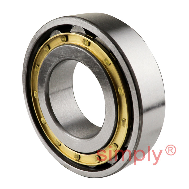 N306EMC3 Single Row Cylindrical Bearing Brass Cage Extra Load 30x72x19mm