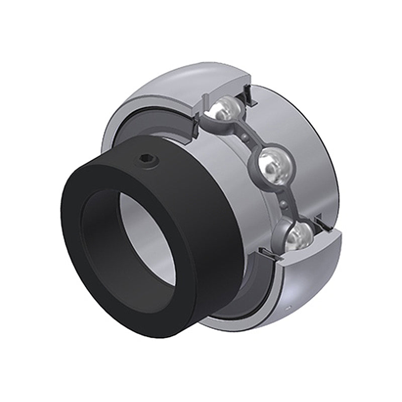 SNR EX207G2L4 Metric Full Width Spherical Outer Bearing Insert 35mm Bore 72mm Outside Diameter with Eccentric Collar and Multi Lip Seals - Allow 2-3 Days