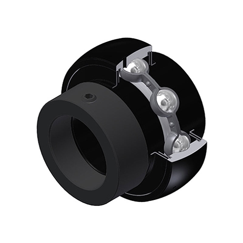 SNR EX212G2T20 Metric Full Width Spherical Outer High Temp Bearing Insert 60mm Bore 110mm Outside Diameter with Eccentric Collar - Allow 2-3 Days