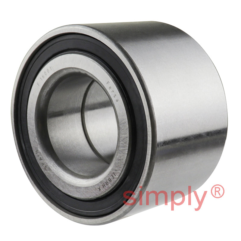 F16001 Rubber Sealed Double Row Wheel Bearing 30x60.03x37mm