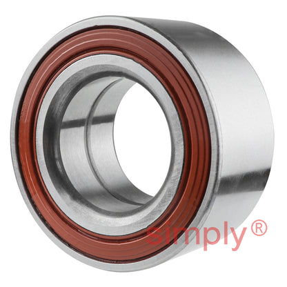 F16022 Rubber Sealed Double Row Wheel Bearing 35x66x32mm