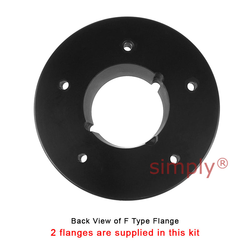Major Brand F60F/F60F Inner Facing Taper Bores Type Tyre Drive Coupling Assembly with Fire Resistant Antistatic (F.R.A.S) Tyre