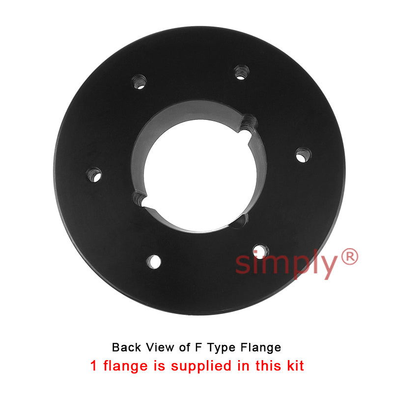 Major Brand F110F/F110B Inner Facing Taper Bore/Pilot Bored Tyre Drive Coupling Assembly with Fire Resistant Antistatic (F.R.A.S) Tyre