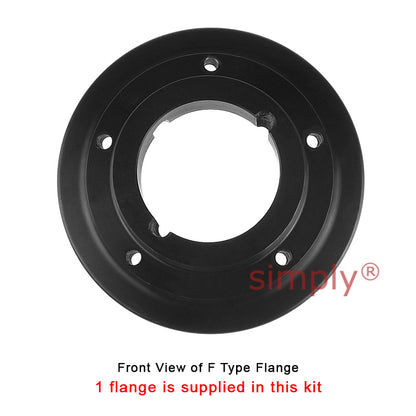 Major Brand F60H/F60F Inner/Outer Facing Taper Bores Type Tyre Drive Coupling Assembly with Fire Resistant Antistatic (F.R.A.S) Tyre