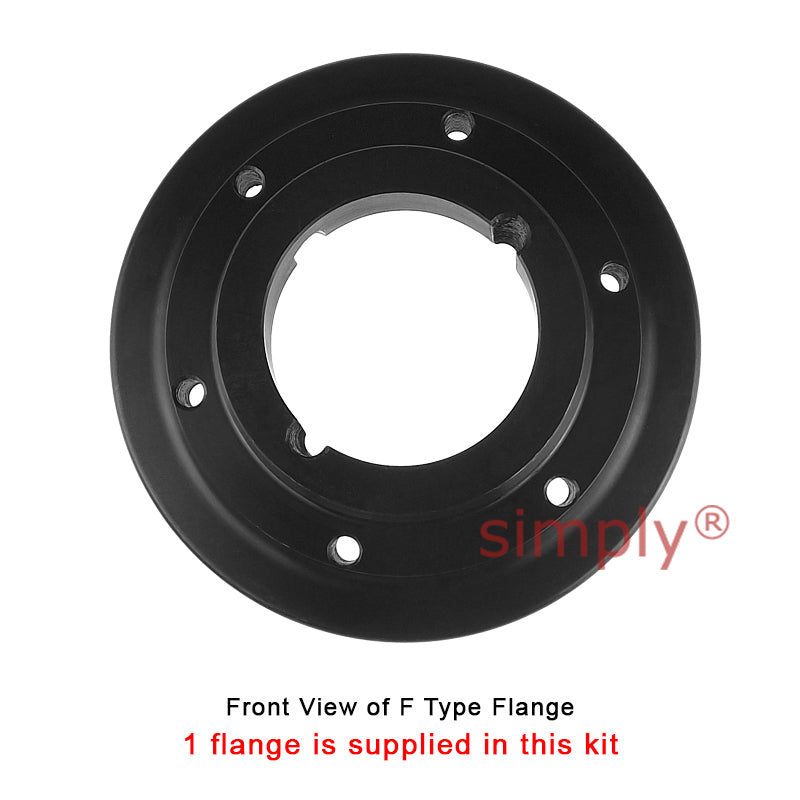 Major Brand F80H/F80F Inner/Outer Facing Taper Bores Type Tyre Drive Coupling Assembly with Fire Resistant Antistatic (F.R.A.S) Tyre