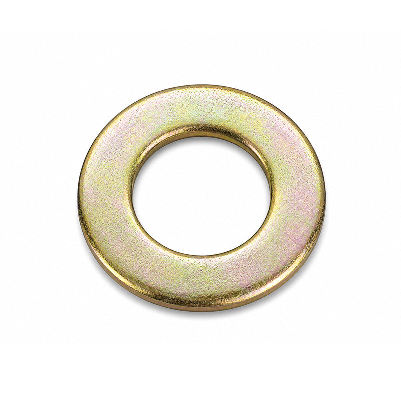 Unifix M4x9x0.8mm Form A Flat Washer DIN 125A with Zinc and Yellow Finish - Allow 2-3 Days