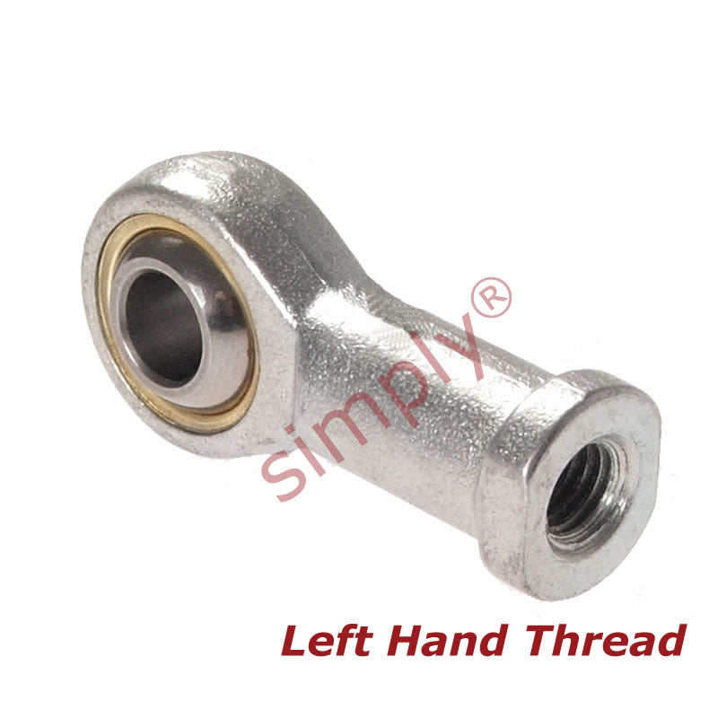Dunlop FBL-07 Left Hand Imperial Steel / Bronze Lined Maintenance Required Plain Female Rod End 7/16 UNF Thread - Allow 7-10 Days