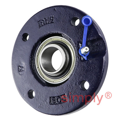 RHP FC25EC-RHP Four Bolt Round Cast Iron Flanged Bearing Unit and 25mm Insert