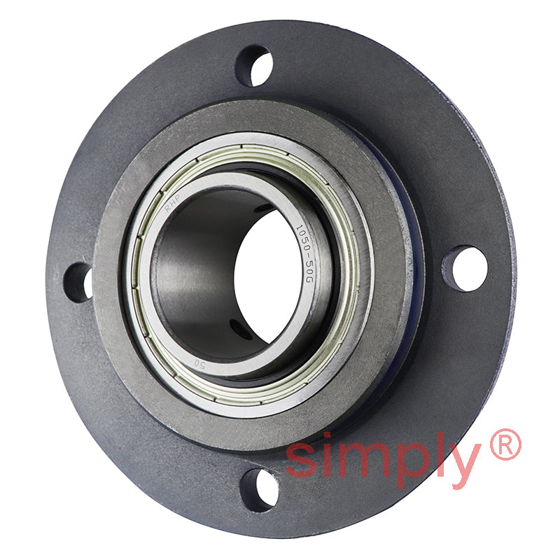RHP FC50-RHP Four Bolt Round Cast Iron Flanged Bearing Unit and 50mm Insert
