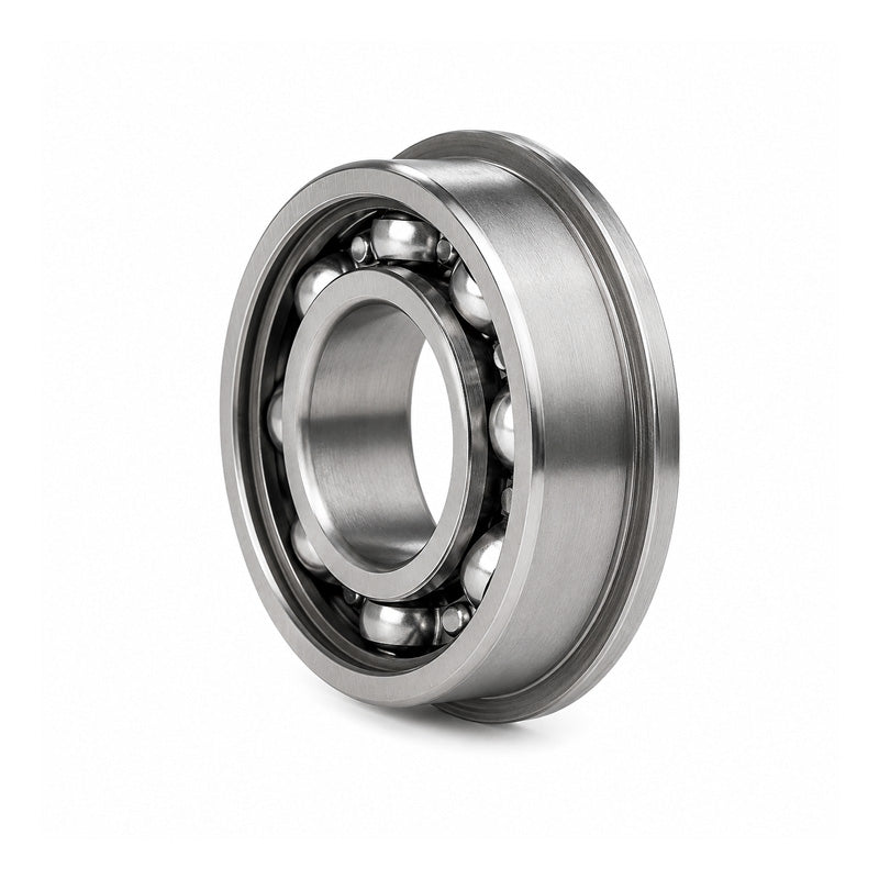 SMF83 Budget Stainless Steel Open Flanged Deep Groove Ball Bearing 3x8x2.5mm