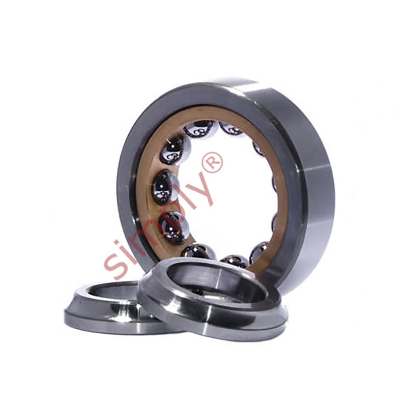 SKF QJ316N2MA Four Point Contact Ball Bearing with Locating Slots and Brass Cage 80x170x39mm