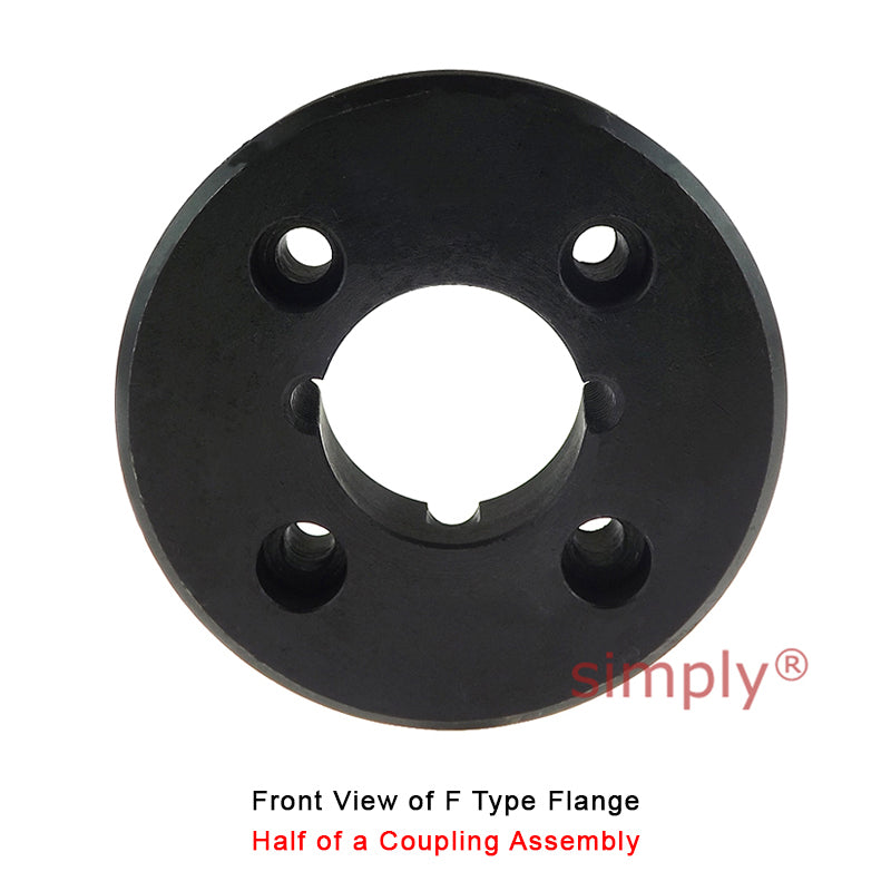 Major Brand F40F-MB Drive Coupling Inner Tapered Locking Bush Type Max Bush Bore 25mm / 1 inch