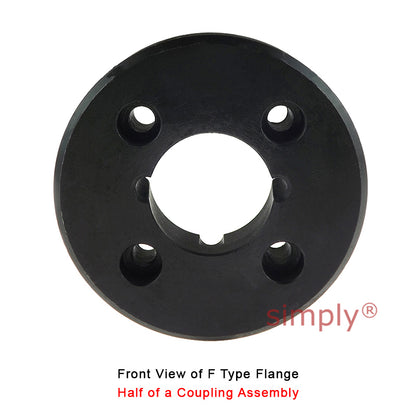 Major Brand F40F-MB Drive Coupling Inner Tapered Locking Bush Type Max Bush Bore 25mm / 1 inch