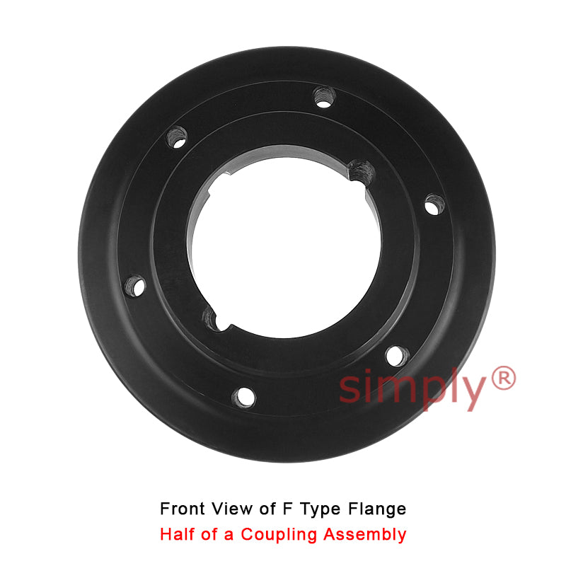 Dunlop F80F Drive Coupling Inner Tapered Locking Bush Type Max Bush Bore 60mm / 2-1/2 inch