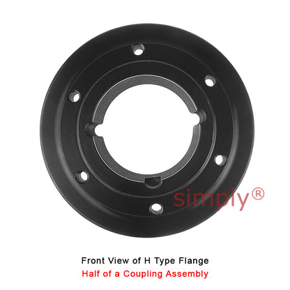Major Brand F100H-MB Drive Coupling Outer Tapered Locking Bush Type Max Bush Bore 60mm / 2-1/2 inch