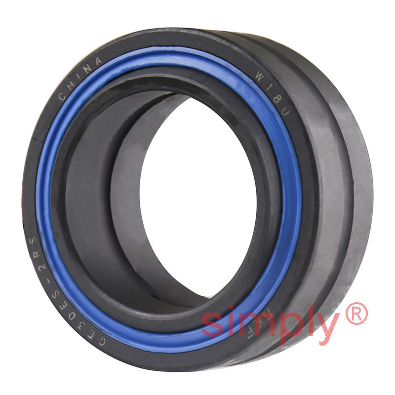 SKF GE30ES2RS Double Sealed Spherical Plain Bearing 30x47x18x22mm