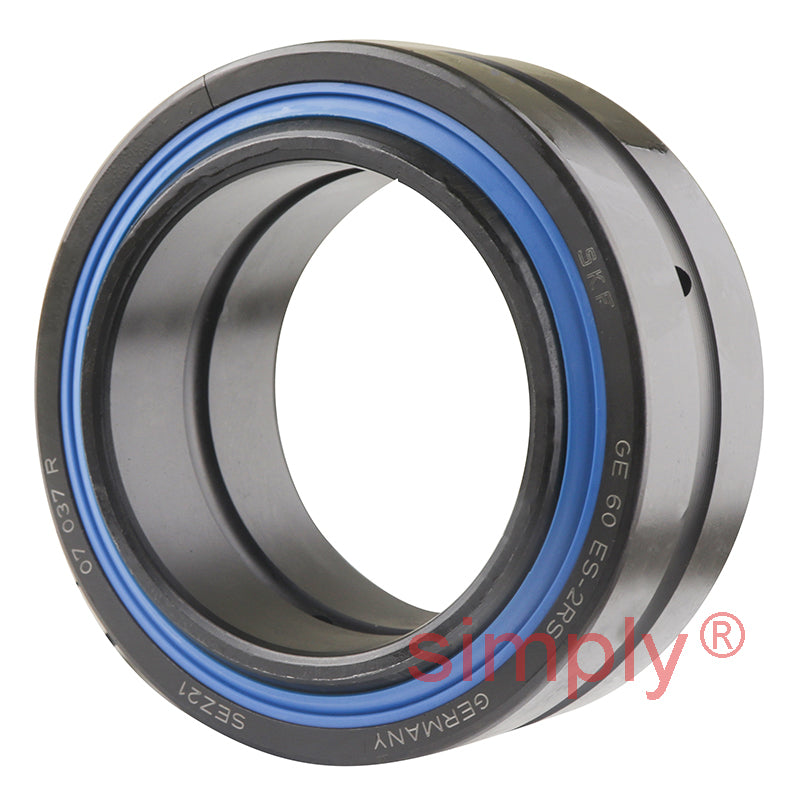 SKF GE60ES2RS Double Sealed Spherical Plain Bearing 60x90x36x44mm