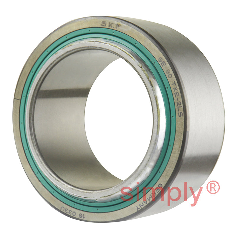 SKF GE60TXE2LS Maintenance Free Spherical Plain Bearing Steel / PTFE Fabric 60x90x44x36mm