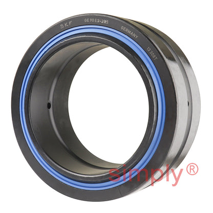 SKF GE90ES2RS Double Sealed Spherical Plain Bearing 90x130x50x60mm